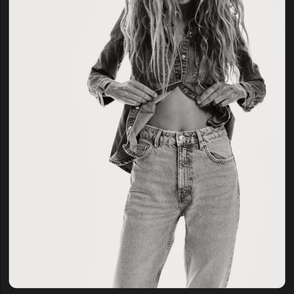 NWT Zara mom jeans